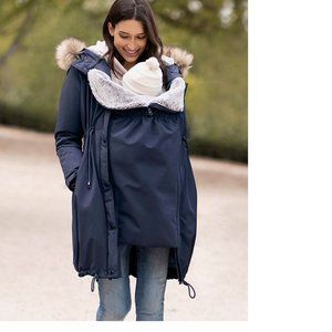 Seraphine Navy Blue 3 in 1 Winter Maternity Parka Size 6